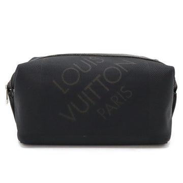 Black Canvas Louis Vuitton Travel Bag