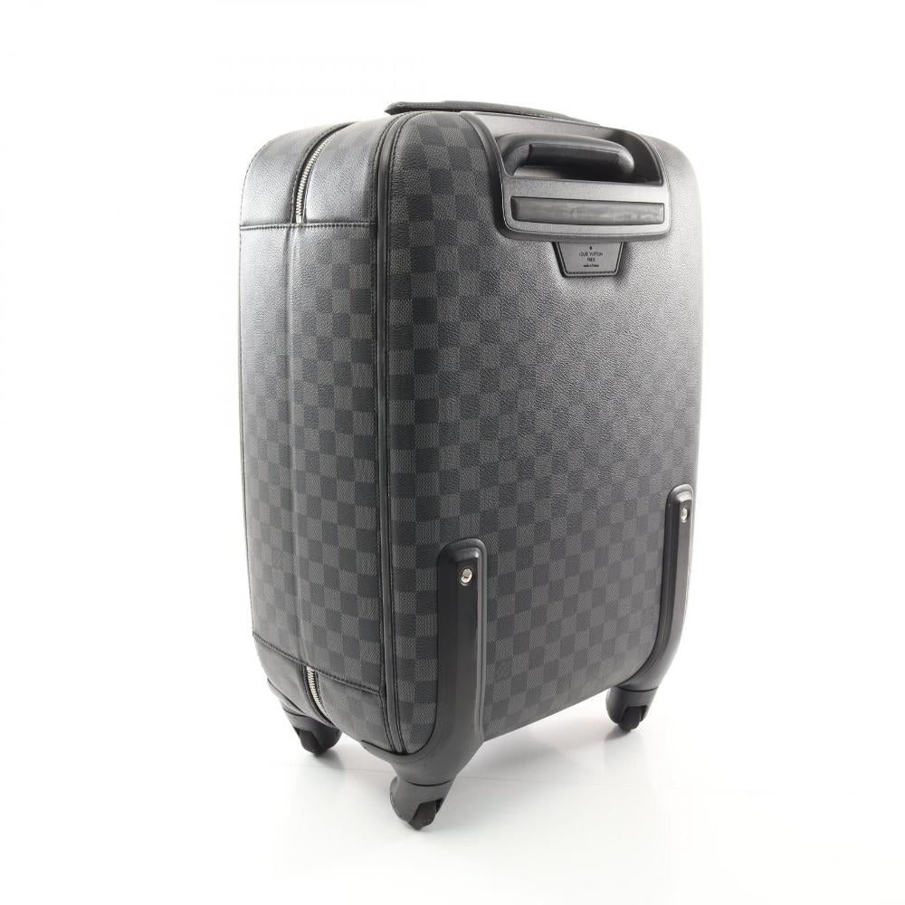 Black Canvas Louis Vuitton Travel Bag