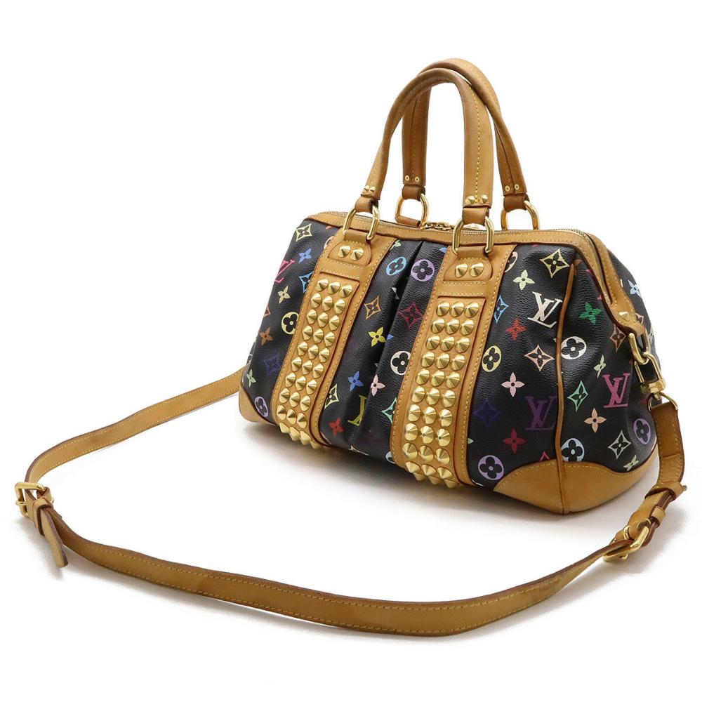 Black Canvas Louis Vuitton Handbag