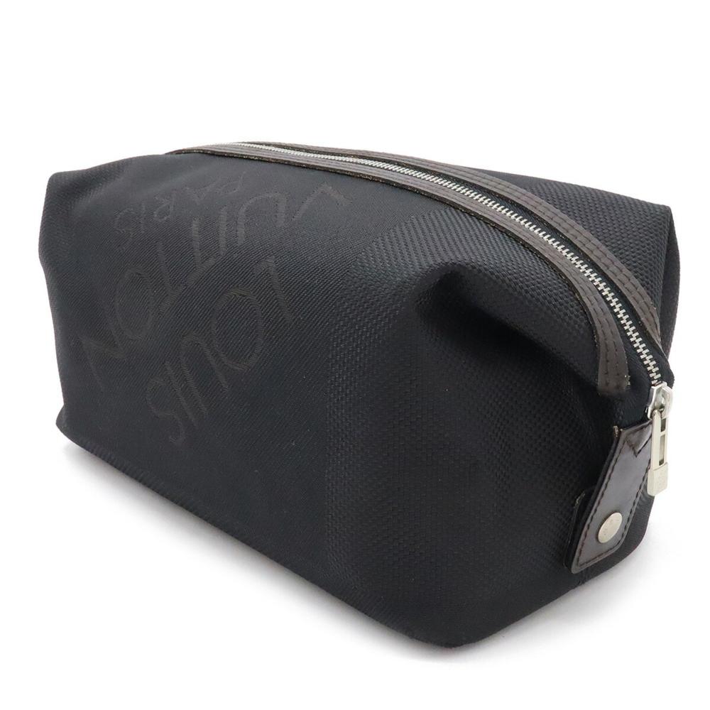 Black Canvas Louis Vuitton Travel Bag