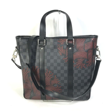Black Cotton Louis Vuitton Shoulder Bags