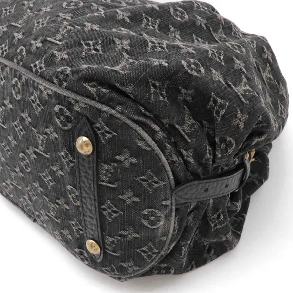 Black Denim Louis Vuitton Crossbody Bag