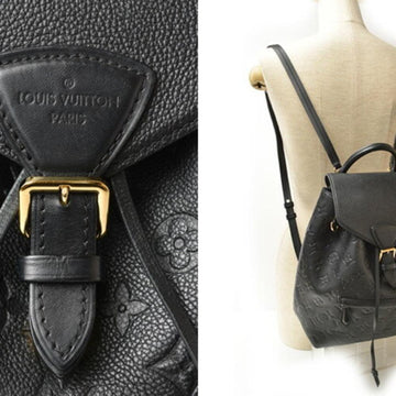 Black Fabric Louis Vuitton Montsouris