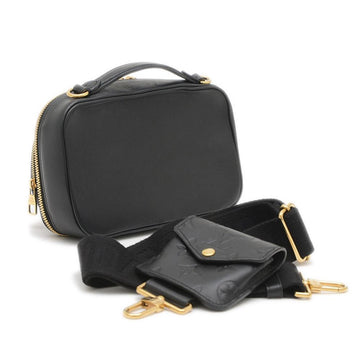 Black Fabric Louis Vuitton Crossbody Bag