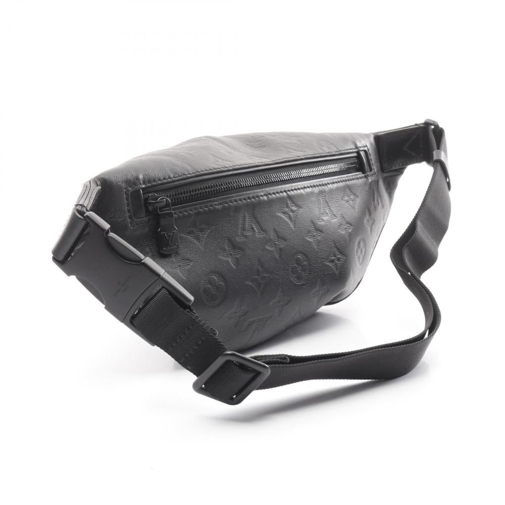 Black Fabric Louis Vuitton Bumbag