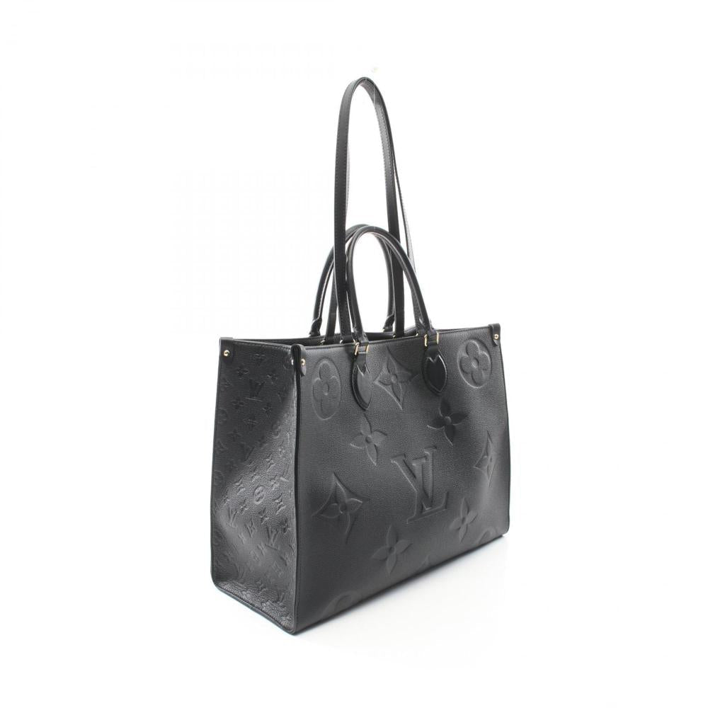 Black Fabric Louis Vuitton Tote