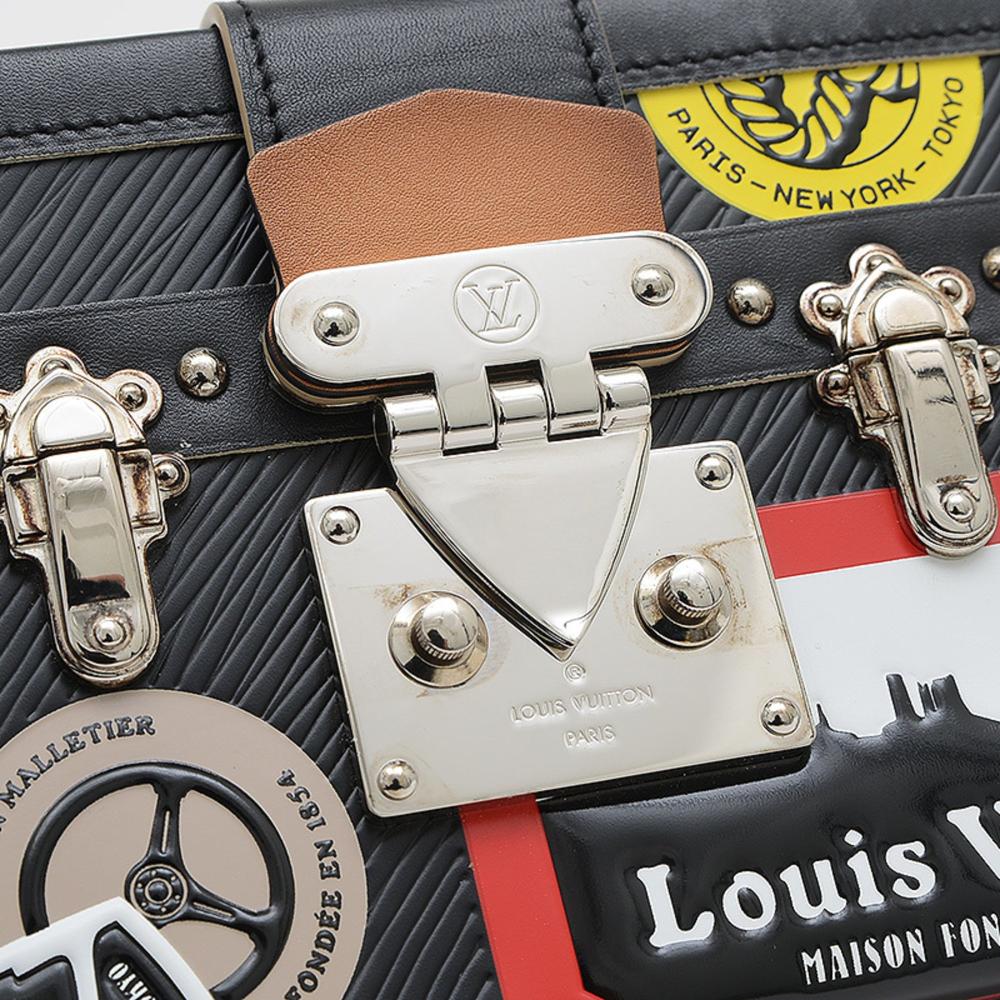 Black Fabric Louis Vuitton Handbag