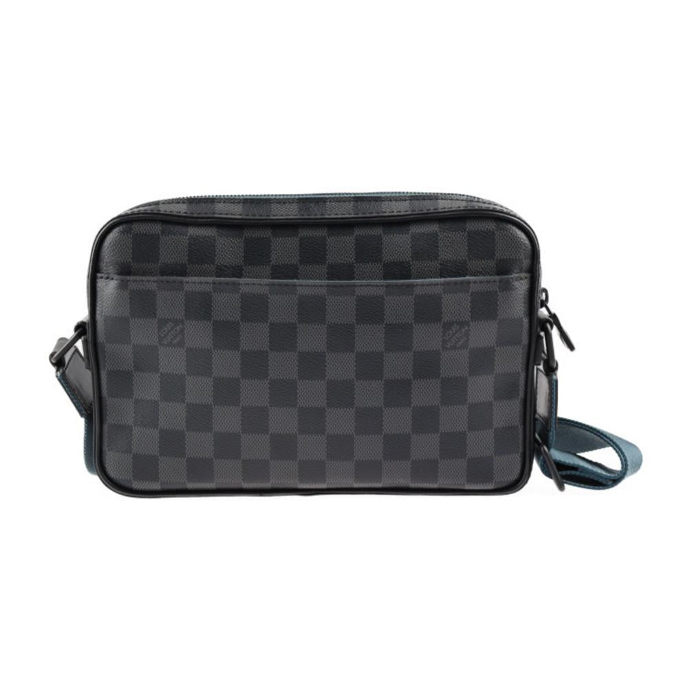 Black Fabric Louis Vuitton Shoulder Bags