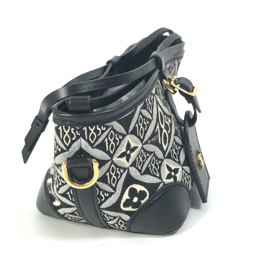 Black Fabric Louis Vuitton Shoulder Bags