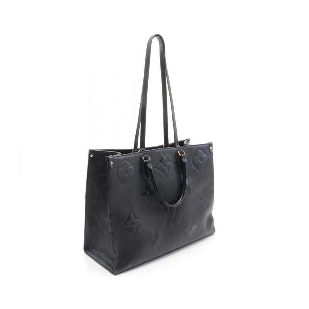 Black Fabric Louis Vuitton Tote