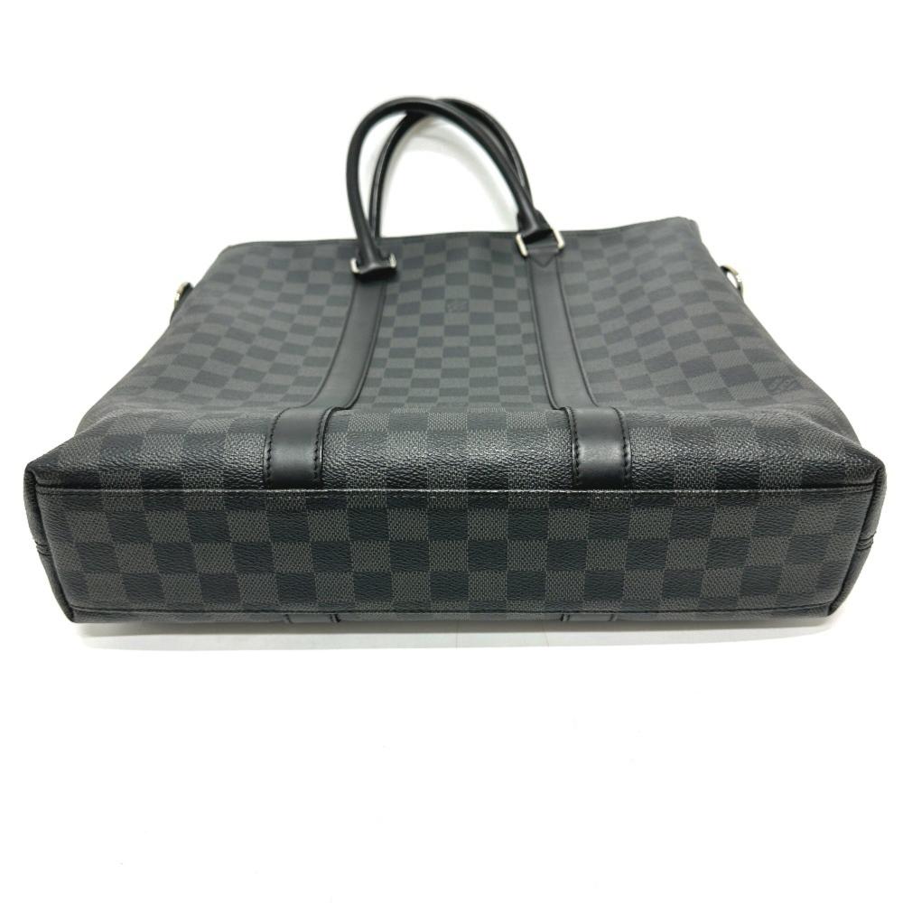 Black Fabric Louis Vuitton Tote