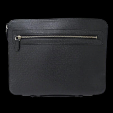 Black Leather Louis Vuitton Handbag