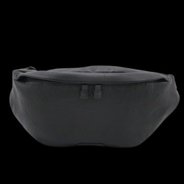 Black Leather Louis Vuitton Bumbag