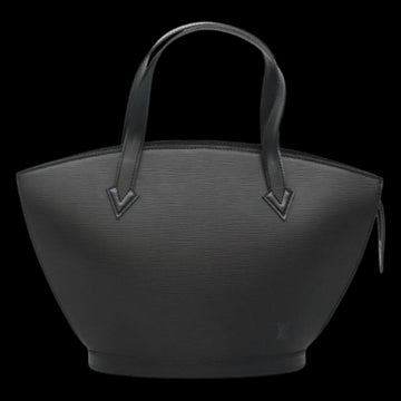 Black Leather Louis Vuitton Saint Jacques
