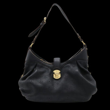 Black Leather Louis Vuitton Mahina