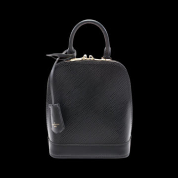 Black Leather Louis Vuitton Alma