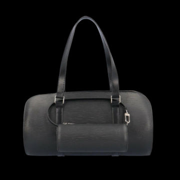 Black Leather Louis Vuitton Soufflot