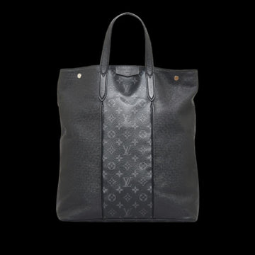 Black Leather Louis Vuitton Tote