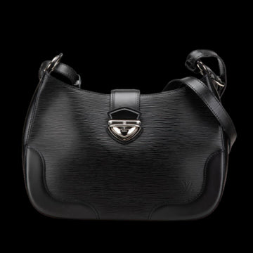Black Leather Louis Vuitton Bagatelle