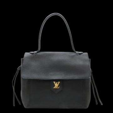 Black Leather Louis Vuitton Handbag