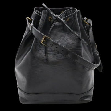 Black Leather Louis Vuitton Noe