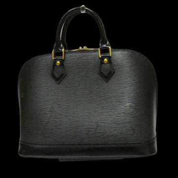 Black Leather Louis Vuitton Alma