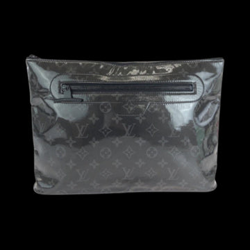 Black Leather Louis Vuitton Clutch