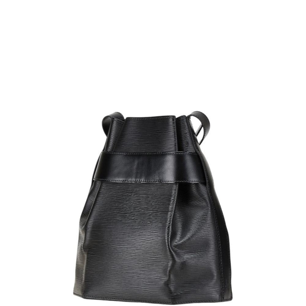 Black Leather Louis Vuitton Sac D'épaule