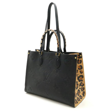 Black Leather Louis Vuitton Onthego