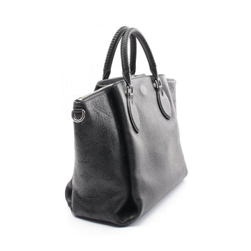 Black Leather Louis Vuitton Mahina