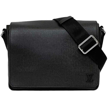Black Leather Louis Vuitton District