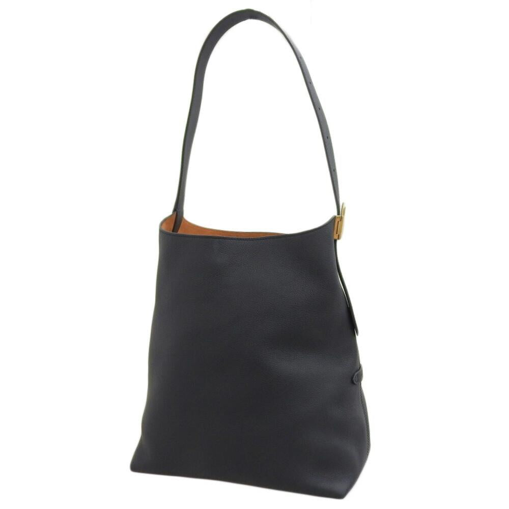 Black Leather Louis Vuitton Shoulder Bags