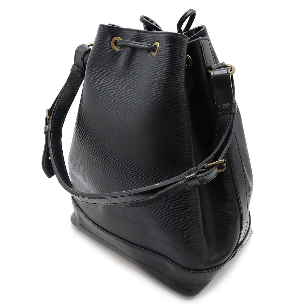 Black Leather Louis Vuitton Noe