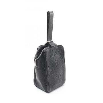 Black Leather Louis Vuitton Handbag