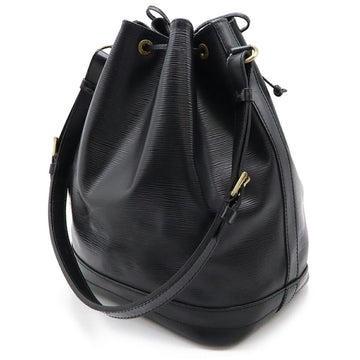 Black Leather Louis Vuitton Noe