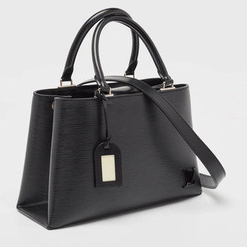 Black Leather Louis Vuitton Tote