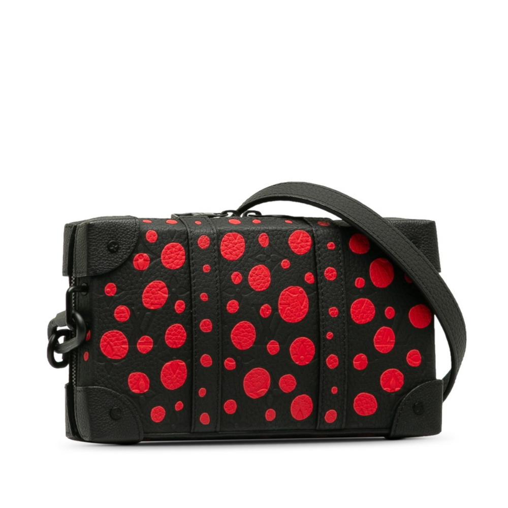 Black Leather Louis Vuitton Crossbody Bag