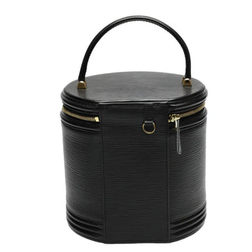 Black Leather Louis Vuitton Cannes