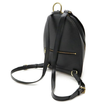 Black Leather Louis Vuitton Backpack