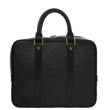 Black Leather Louis Vuitton Handbag