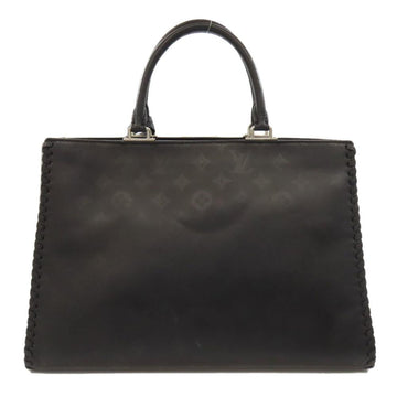 Black Leather Louis Vuitton Tote