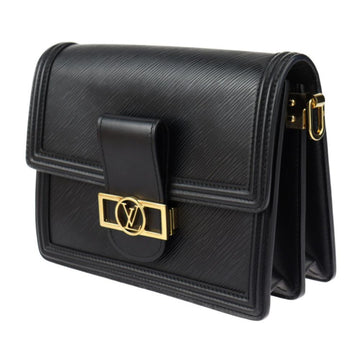 Black Leather Louis Vuitton Shoulder Bags