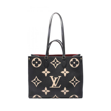 Black Leather Louis Vuitton Tote