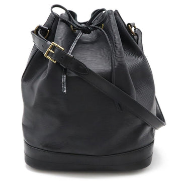 Black Leather Louis Vuitton Shoulder Bags