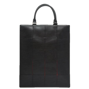 Black Leather Louis Vuitton Handbag