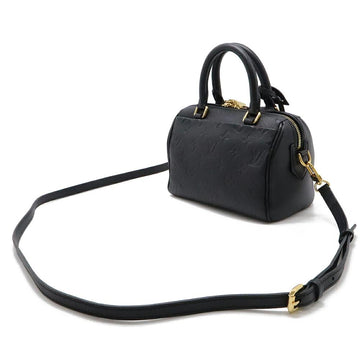 Black Leather Louis Vuitton Speedy