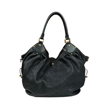 Black Leather Louis Vuitton Mahina