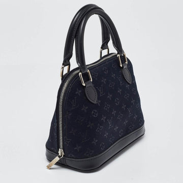 Black Leather Louis Vuitton Handbag