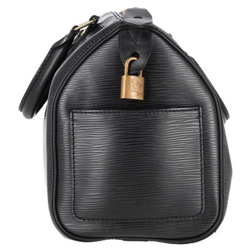 Black Leather Louis Vuitton Speedy