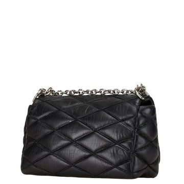 Black Leather Louis Vuitton Shoulder Bags